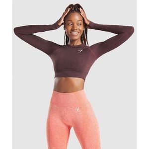 Gymshark Vital Seamless Long Sleeve Crop Top